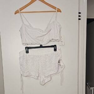 No Boundaries White Bikini Set